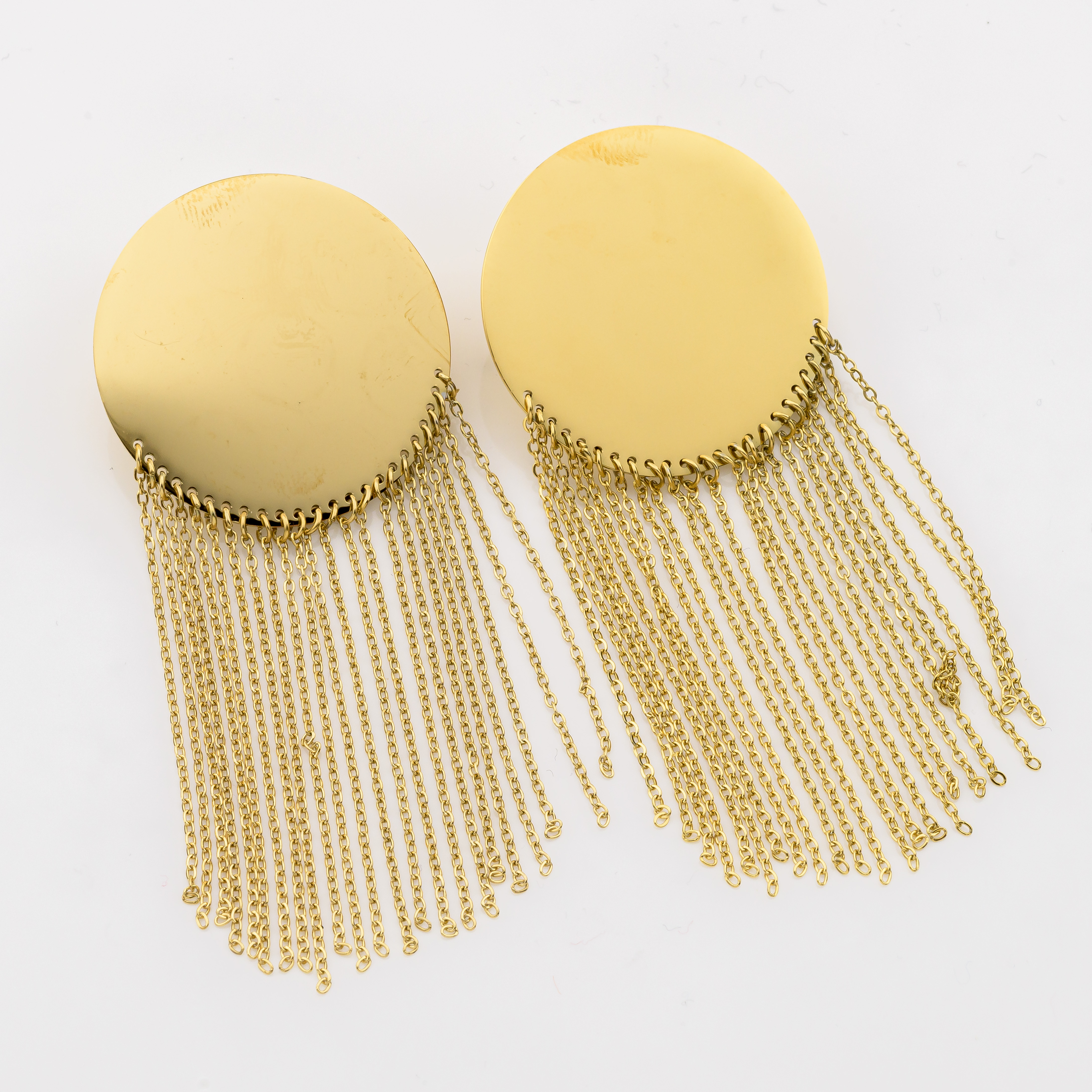 "Αλυσίδες Φωτός" Μακριά Σκουλαρίκια -Χρυσό