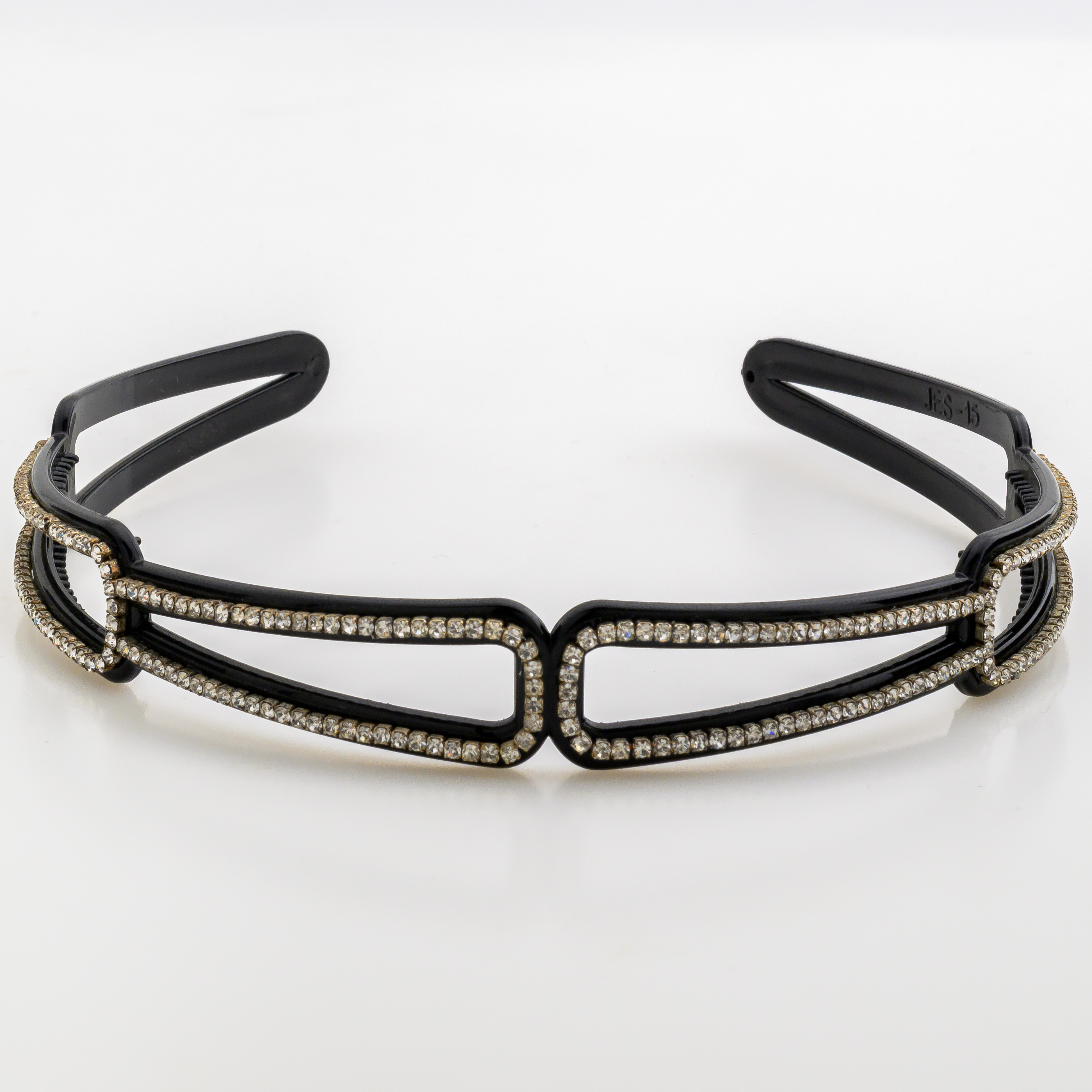 Chic Double-Row Στέκα με Κρυστάλλους για Εντυπωσιακές Εμφανίσεις-3