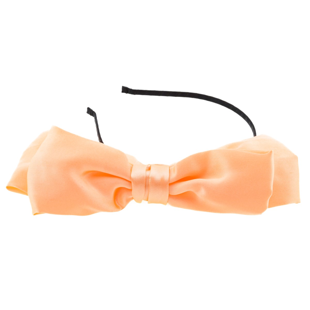 Στέκα μεταλλική με υφασμάτινο μεγάλο φιόγκο σε 6 χρώματα-Εκρού