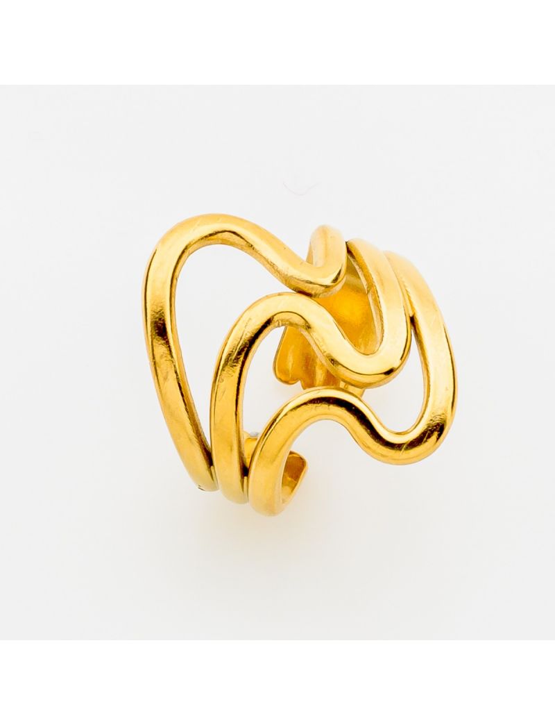 Golden Ethereal Silhouette Ring