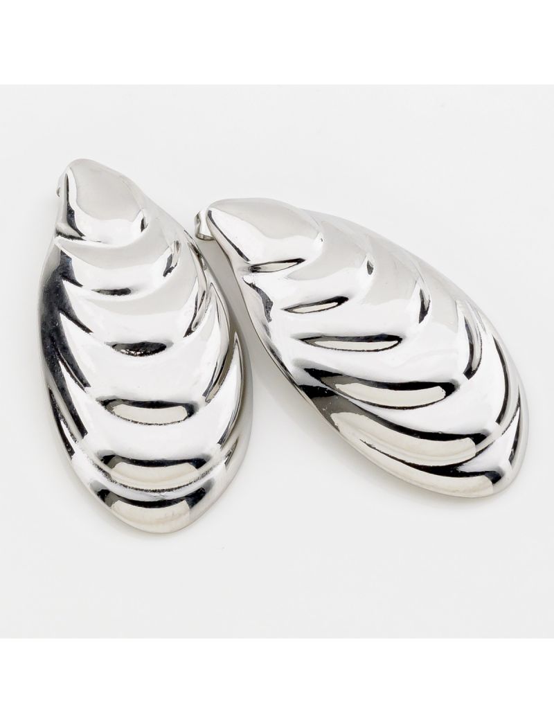 Sculptural Shell Statement Earrings