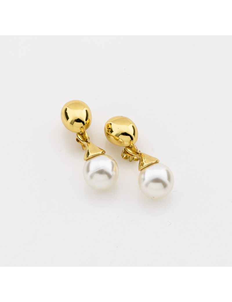  "Eternal Pearl" Σκουλαρίκια με Κλασικό Design 