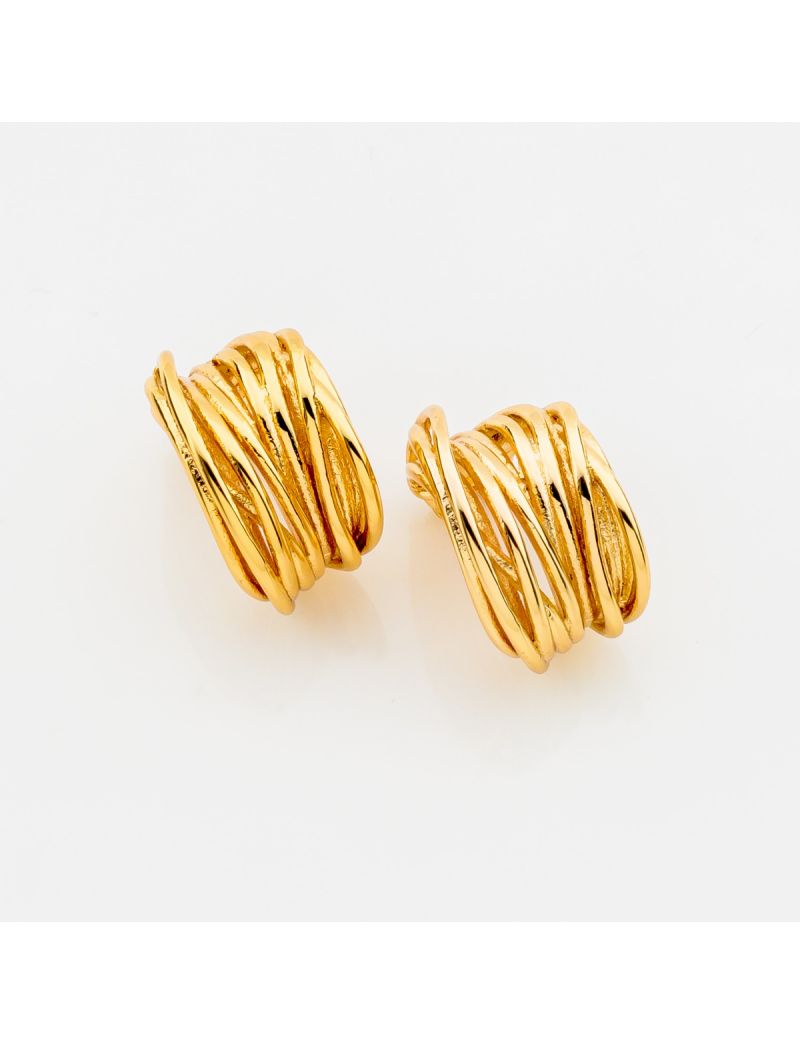 Silk Thread Hoops: Η Πολυτέλεια της Υφής