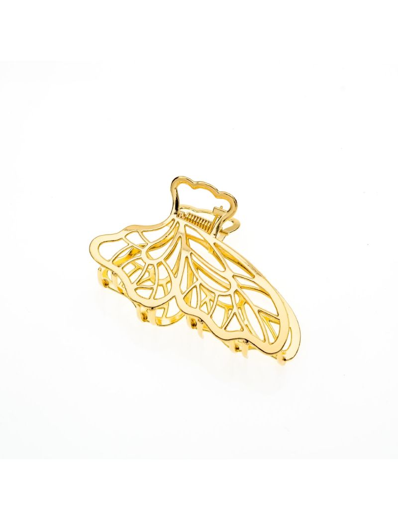 Κλάμερ σε σχήμα πεταλούδας σε χρυσό και ασημί