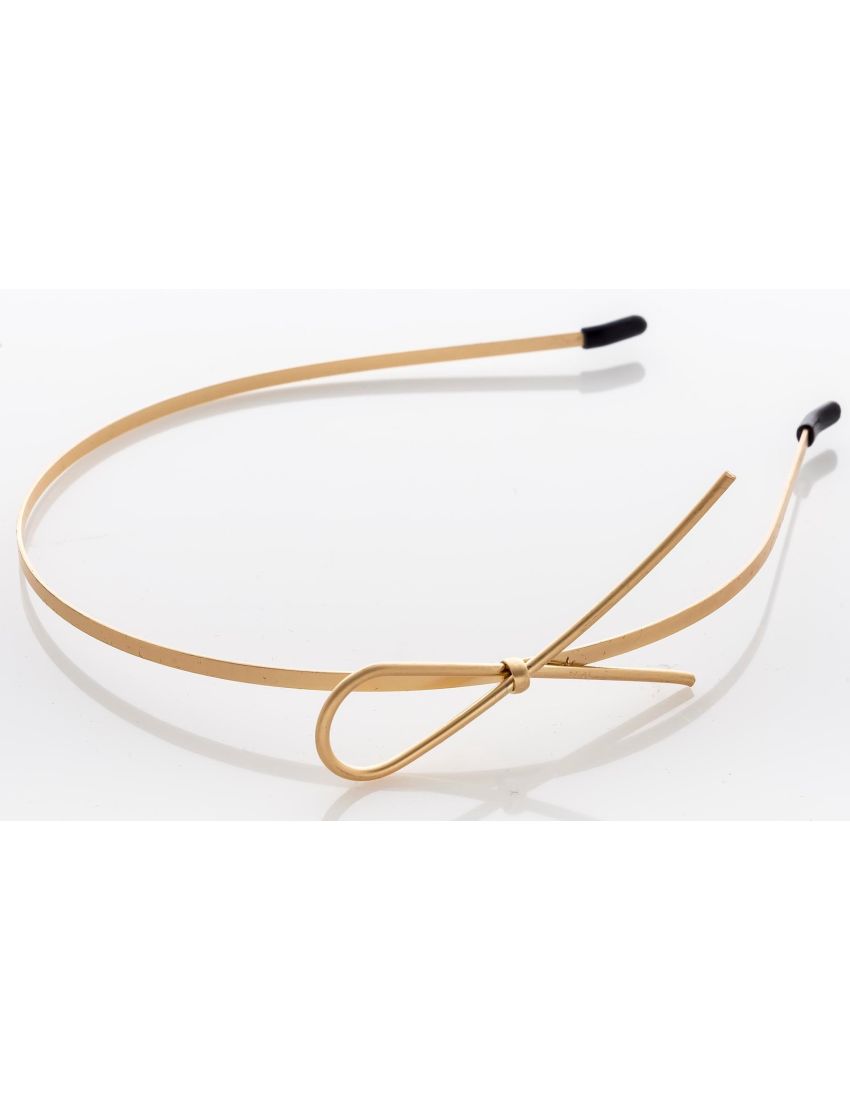 Στέκα μεταλλική χρυσό μάτ,σχέδιο κόμπος