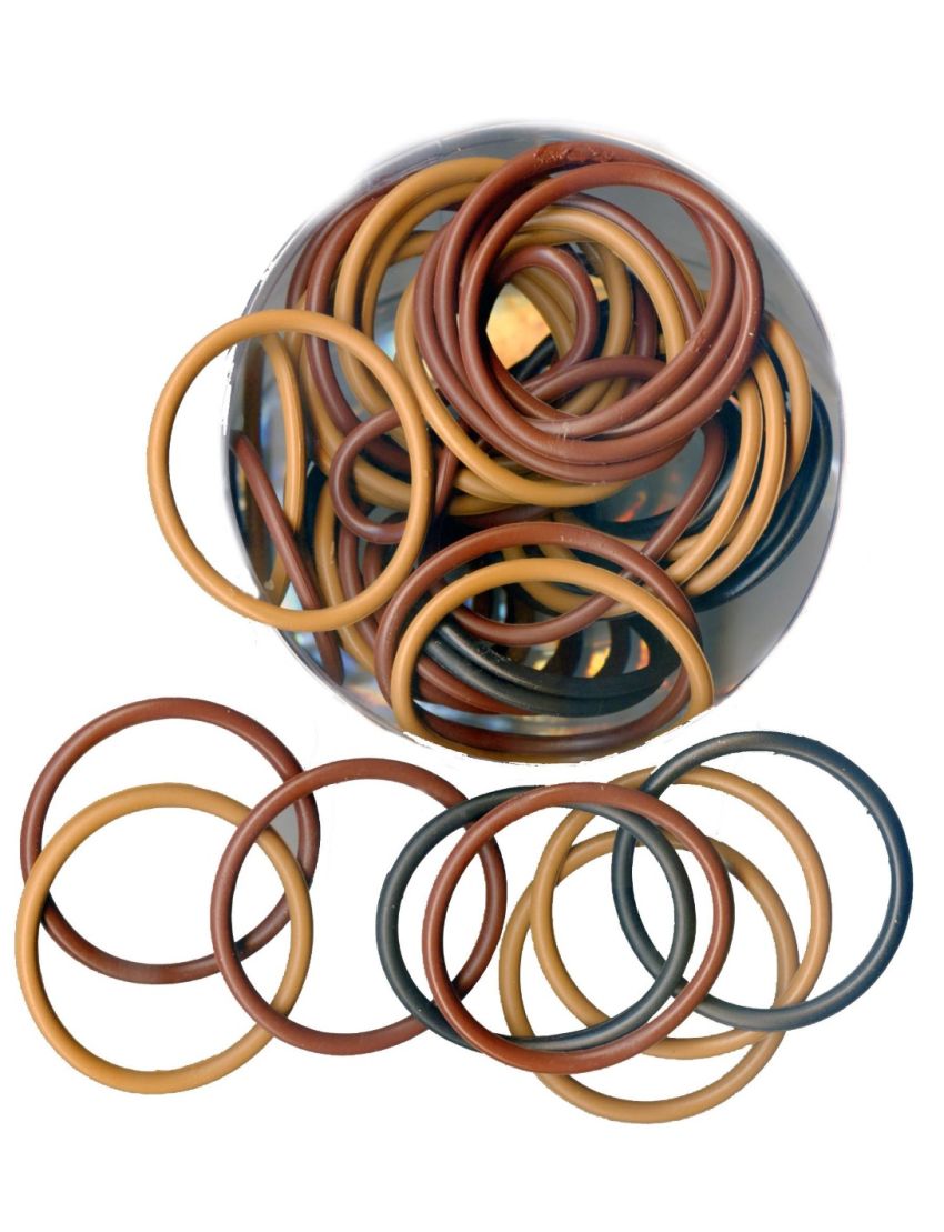 Λάστιχο πλαστικό σε 2 γήινα χρώματα συν μαύρο