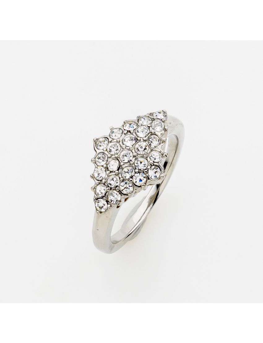 Elegant Cluster Δαχτυλίδι με High-Shine Κρύσταλλα & Διαχρονικό Design