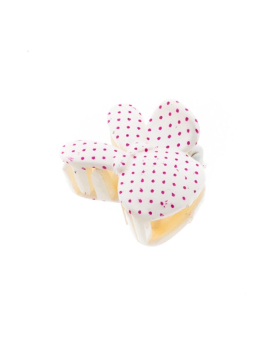 Κλάμερ πλαστικό παιδικό κουνελάκι πουά