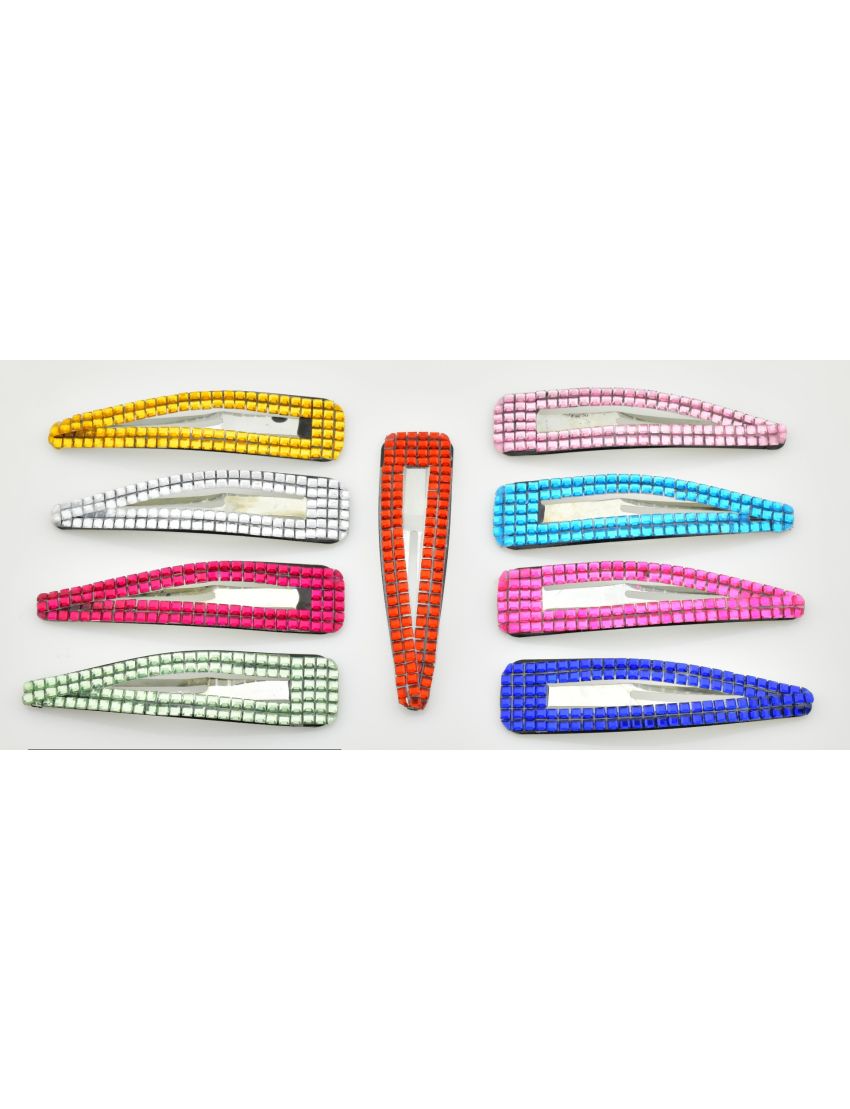 Κλικ κλακ μεταλλικό 11,5εκ διακοσμημένο με στράς σε 9 χρώματα