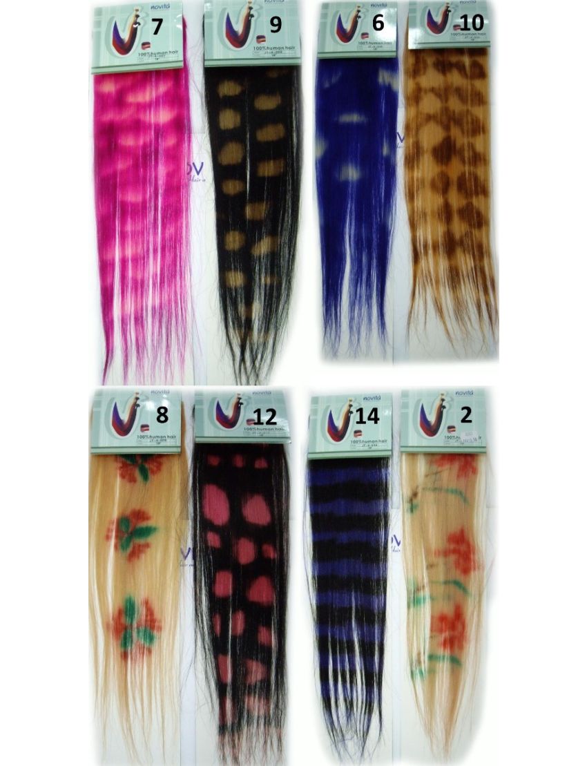 Τρέσα φυσικής τρίχας σε 14 σχέδια και χρώματα