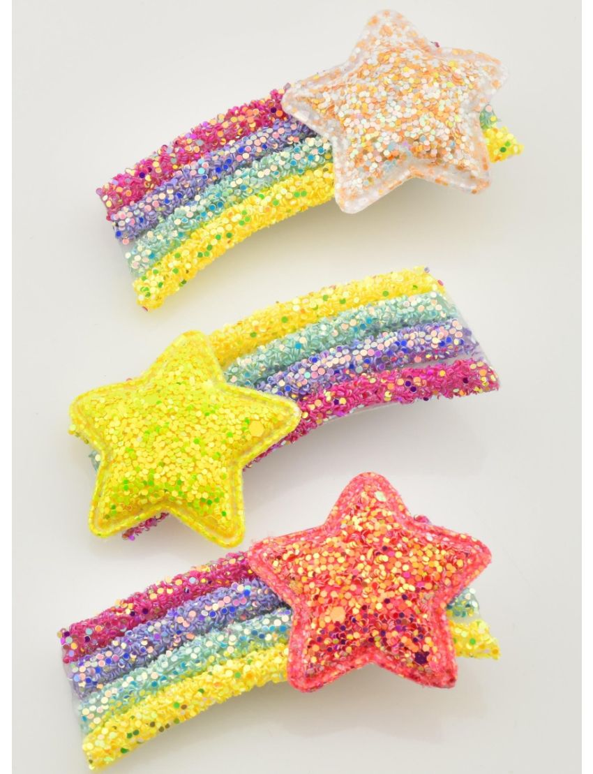 Κλικ κλακ υφασμάτινο παιδικό ουράνιο τόξο με αστέρι