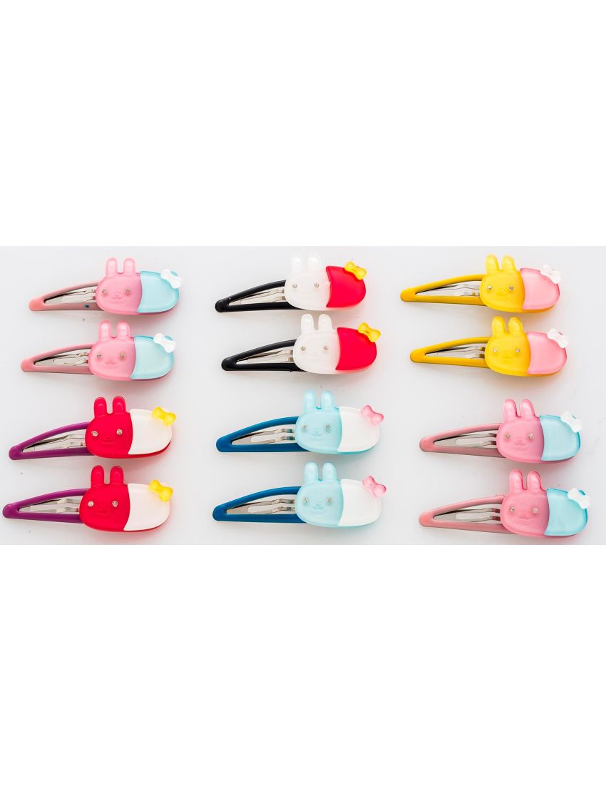 Κλικ κλακ παιδικό σχέδιο σκουλικάκι σε 5 συνδυασμούς χρωμάτων (συσκευασία 2 τεμάχια)