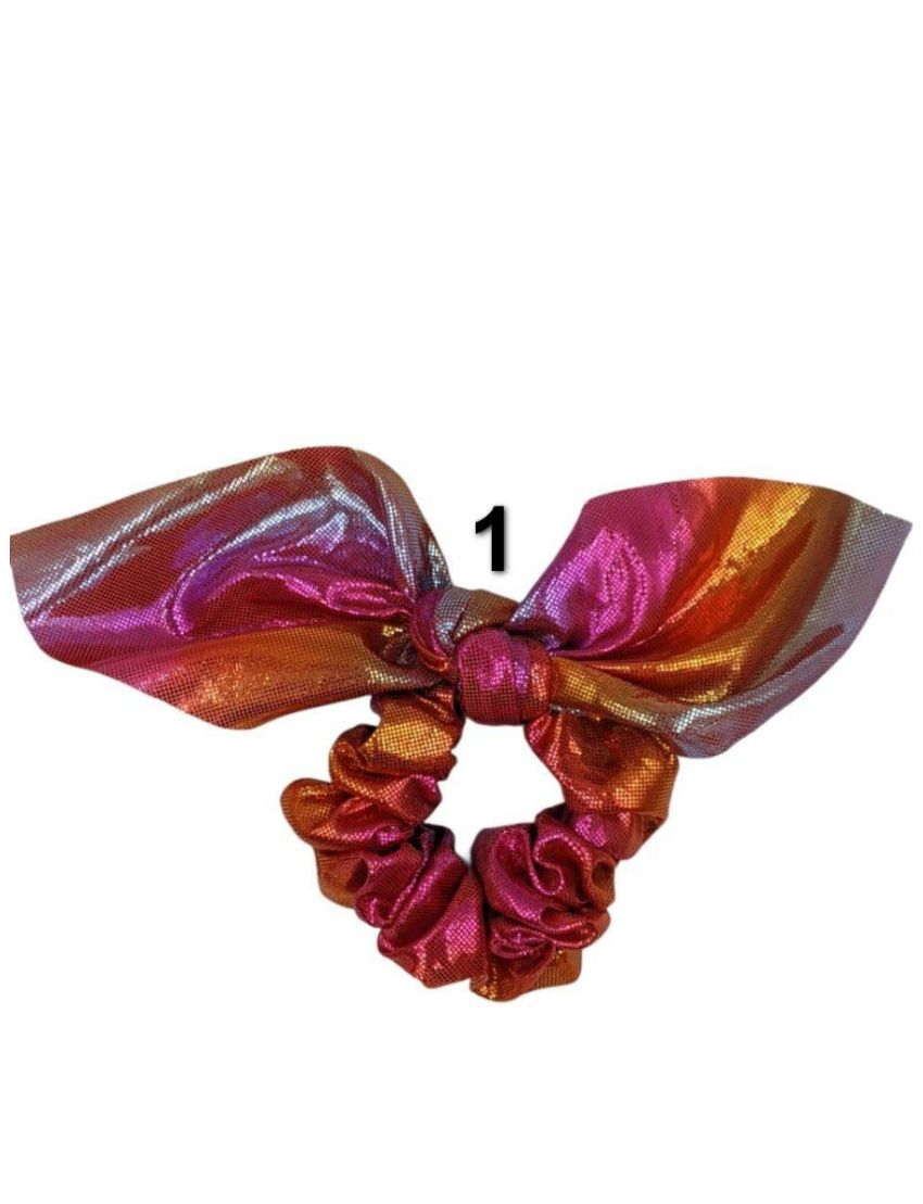 Σούρα υφασμάτινη πολύχρωμη με φιόγκο