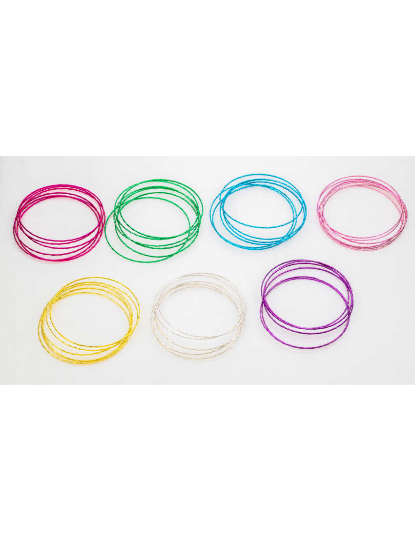 Σετ 6 Ελαφριά Βραχιόλια για Τέλειο Stackable Look