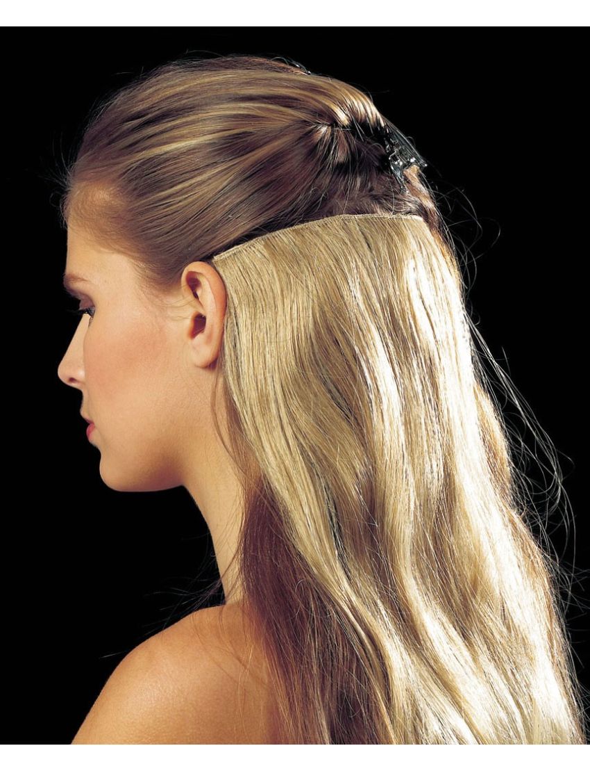 Τρέσα συνθετική με 5 κλίπς ίσια, φιλαριστή