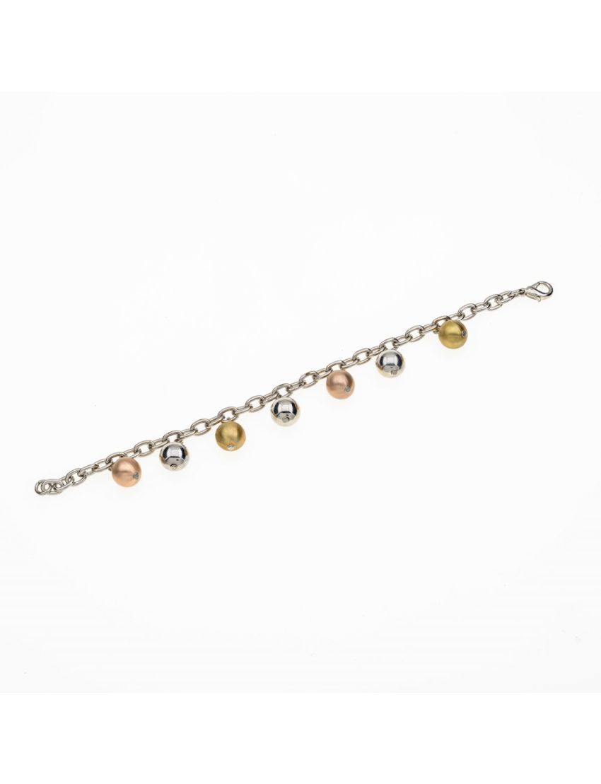 Βραχιόλι Αλυσίδα με Μεταλλικές Χάντρες – Μοντέρνα Λάμψη και Κομψότητα