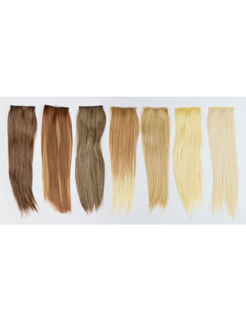 Κτενάκι συνθετική τρίχα τουπέ πλαϊνά σε 13 χρώματα