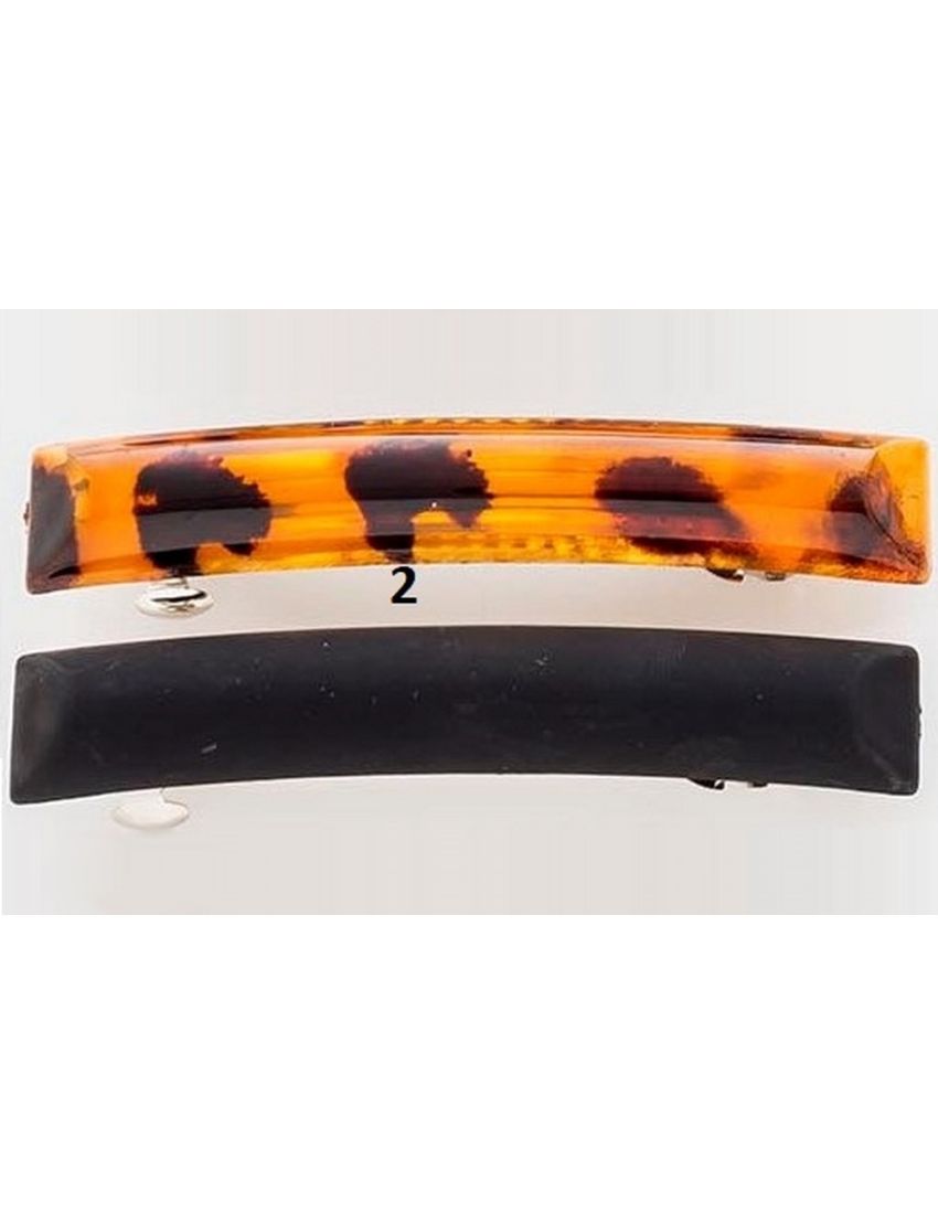 Μπαρέτα πλαστική 6εκ σε καφέ και μαύρο χρώμα - Σχέδιο 1