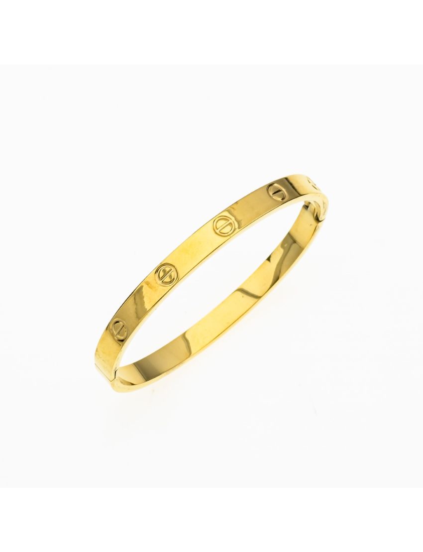 Βραχιόλι Χειροπέδα Γυναικείο Διακοσμημένο με Ανάγλυφο Σχέδιο