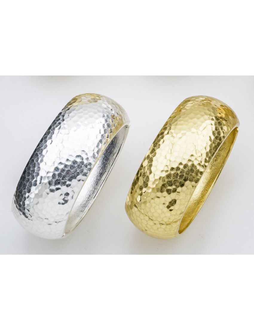 Διαχρονικό Φαρδύ Σφυρήλατο Βραχιόλι 