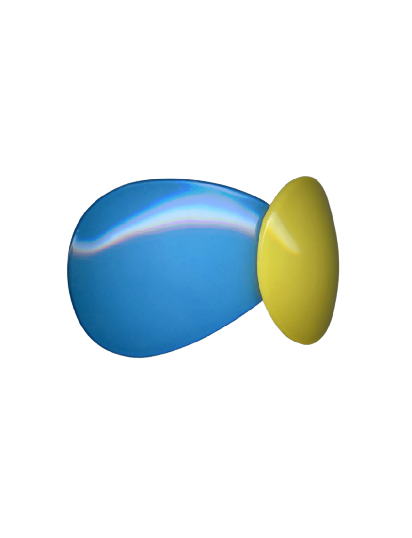 Μπαρέτα πλαστική 7,5εκ σε 6 minimal συνδυασμούς χρωμάτων
