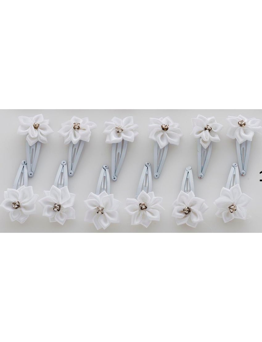 Κλικ κλακ υφασμάτινο παιδικό σχέδιο λουλούδι διακοσμημένο με μεγάλο στράς