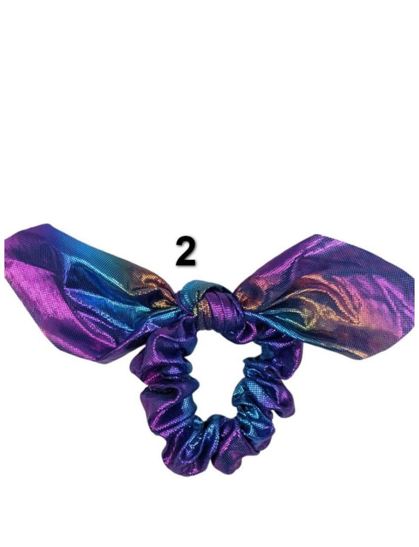 Σούρα υφασμάτινη πολύχρωμη με φιόγκο