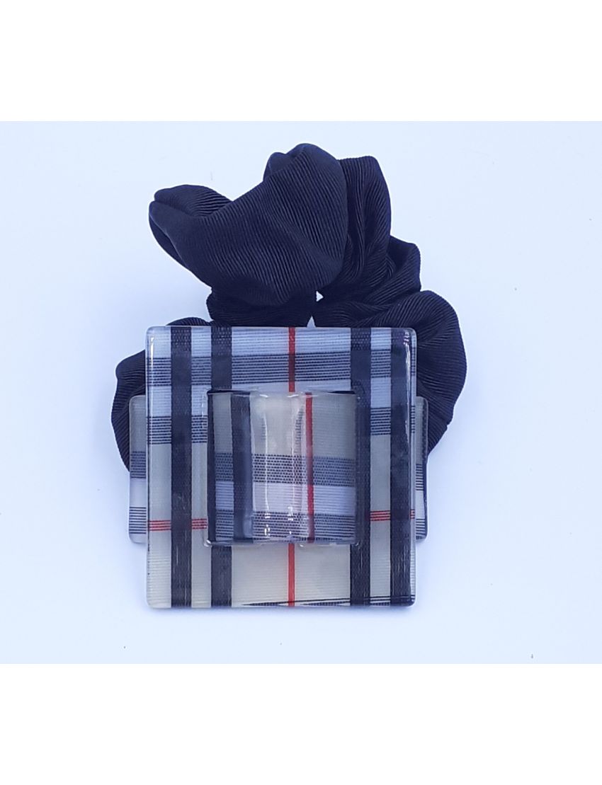 Λάστιχο πλαστική καρό αγκράφα