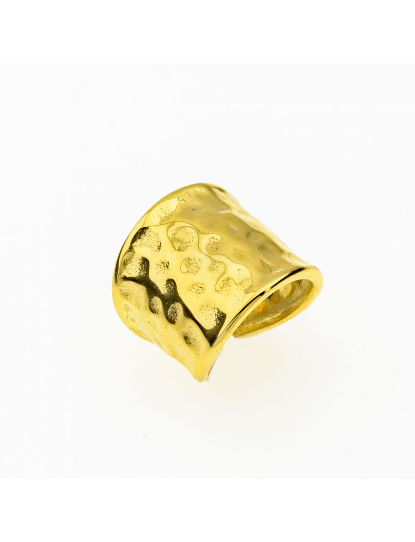 Δαχτυλίδι Μεταλλικό Φαρδύ Σφυρήλατο