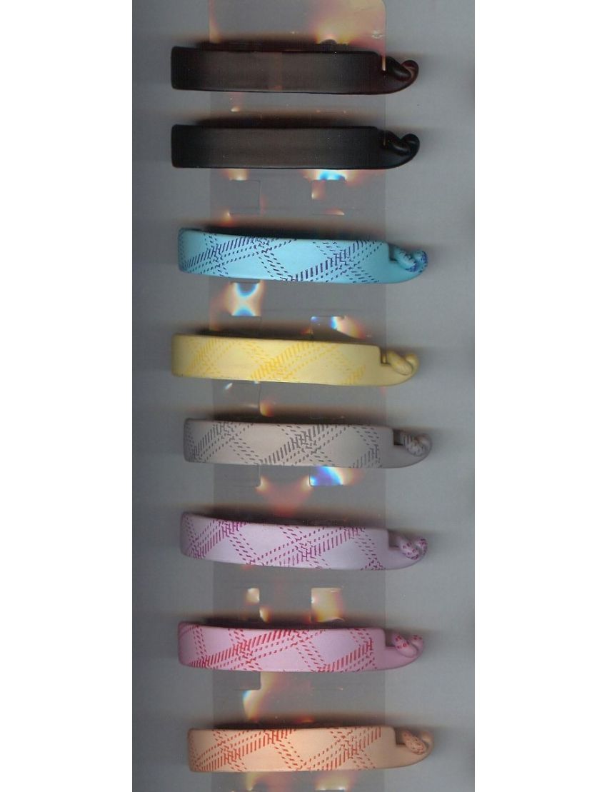 Μπαρέτα πλαστική σε μαύρο και 6 χρώματα