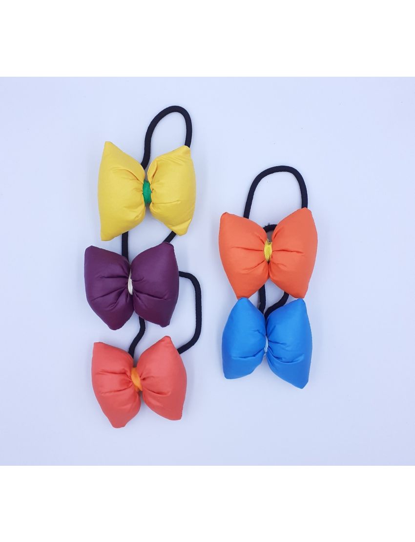 Λάστιχο υφασμάτινος φιόγκος σε 5 χρώματα