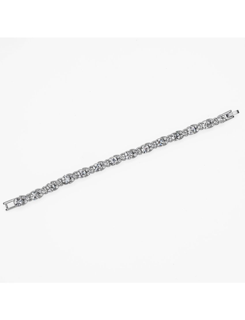 Γυναικείο Βραχιόλι Μπρασελέ Ασημί με Πέτρες – Λάμψη και Κομψότητα σε Δύο Σχέδια