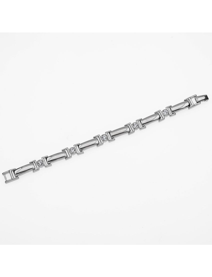 Γυναικείο Βραχιόλι Μπρασελέ Ασημί με Πέτρες – Λάμψη και Κομψότητα σε Δύο Σχέδια
