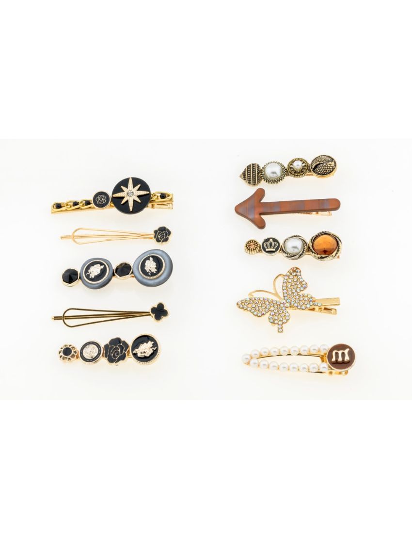 Κλιπ μεταλλικά σε 2 σετ τεμαχίων