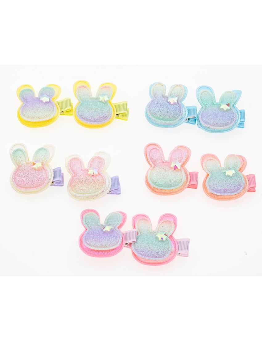 Κλίπ παιδικό σχέδιο κουνελάκι σε 5 χρώματα