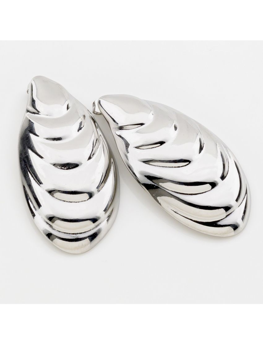 Sculptural Shell Statement Earrings