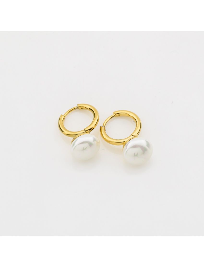 Μικροί Κρίκοι με Πέρλα