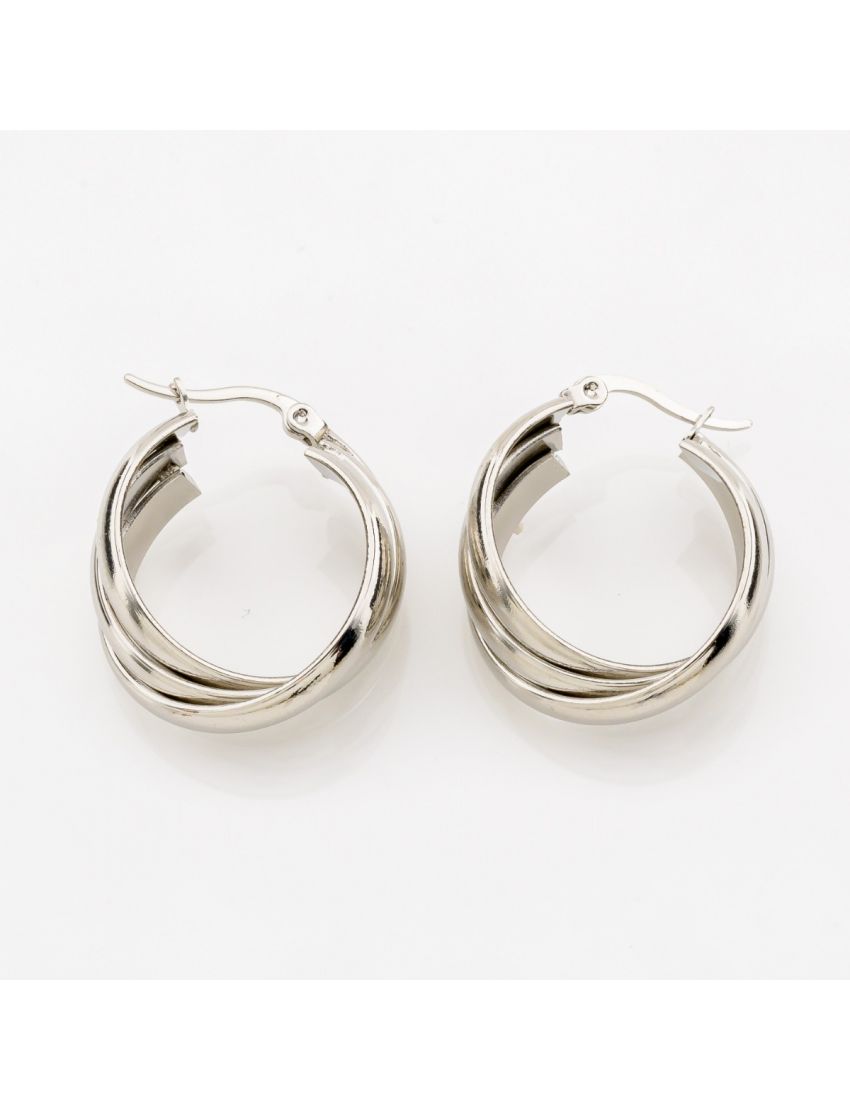 Σκουλαρίκια με Τριπλούς Κρίκους