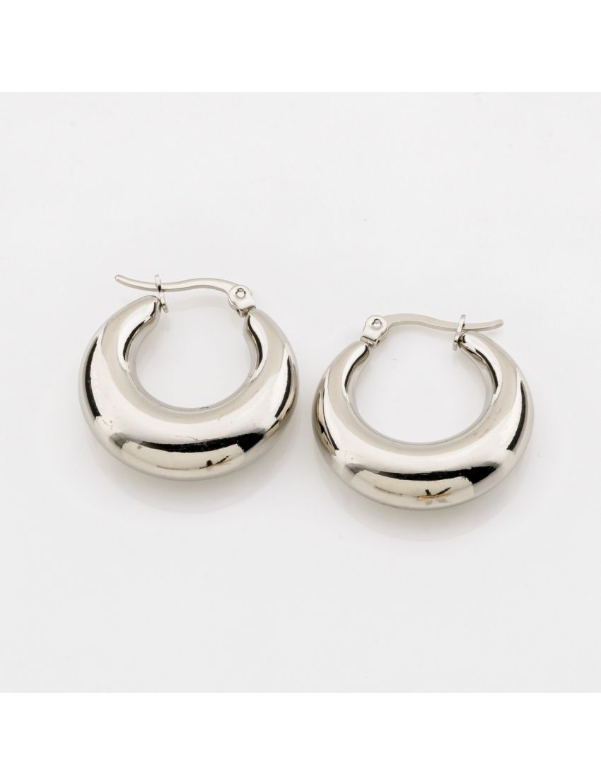 Κρίκοι “Glow Hoops” Φαρδιά Βάση & Λεπτό Τελείωμα