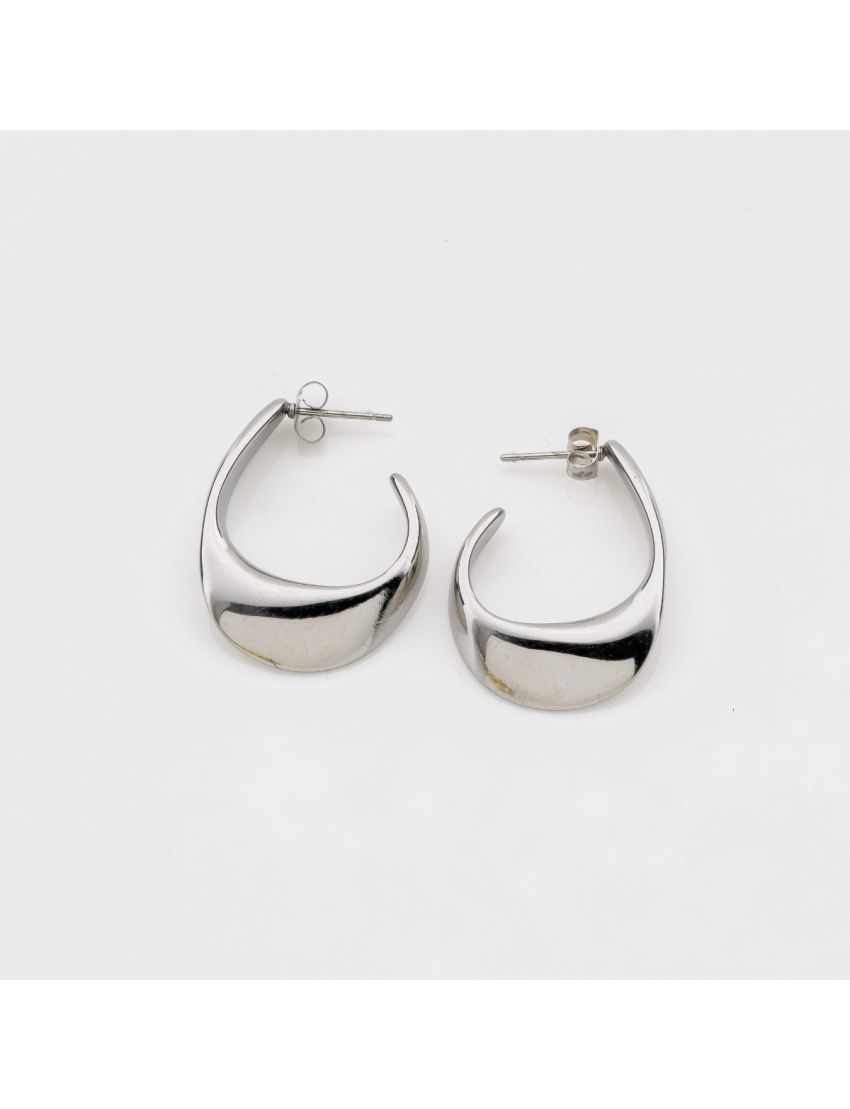 Μοντέρνα Μεταλλικά Σκουλαρίκια