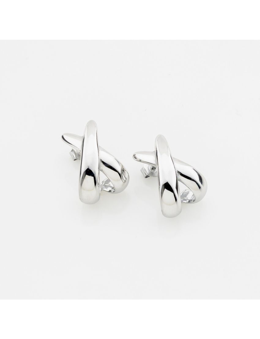 Infinite Twist Studs - Minimalist Chic Σκουλαρίκια