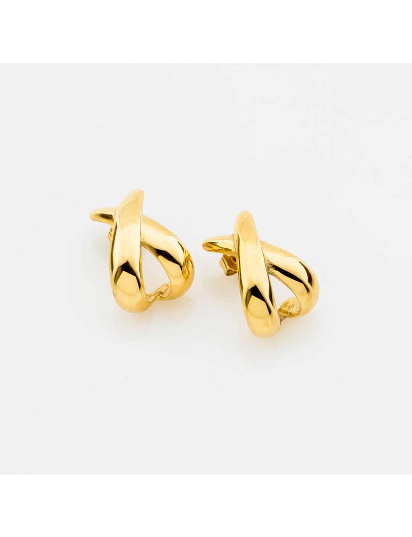 Infinite Twist Studs - Minimalist Chic Σκουλαρίκια