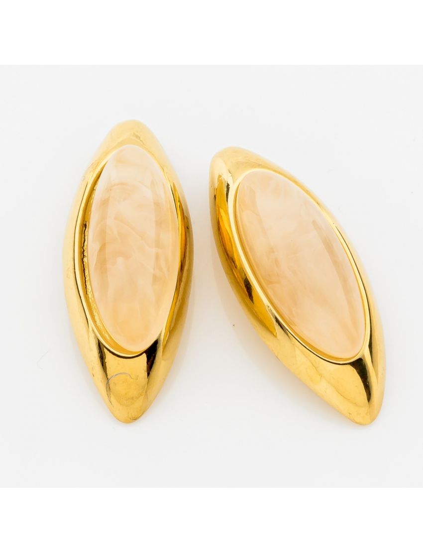 Riviera Glam Resin Marquise Earrings