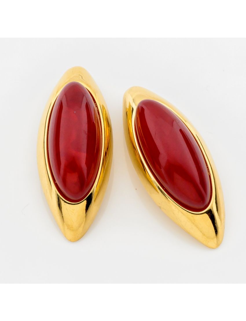 Riviera Glam Resin Marquise Earrings