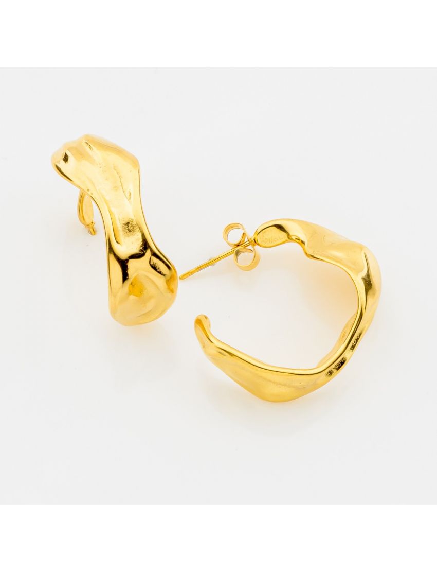 Aura Wavy Hoops: Η Artistic Εκδοχή του Κλασικού