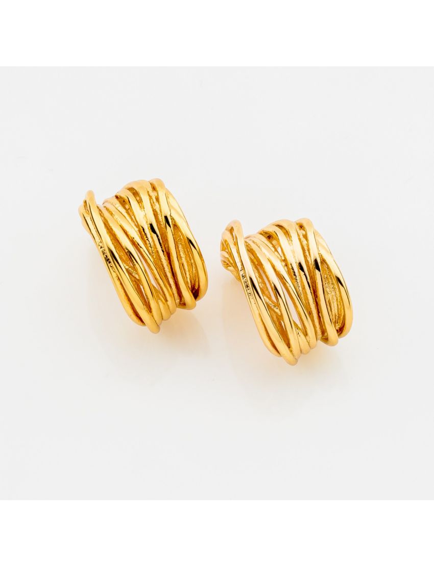 Silk Thread Hoops: Η Πολυτέλεια της Υφής