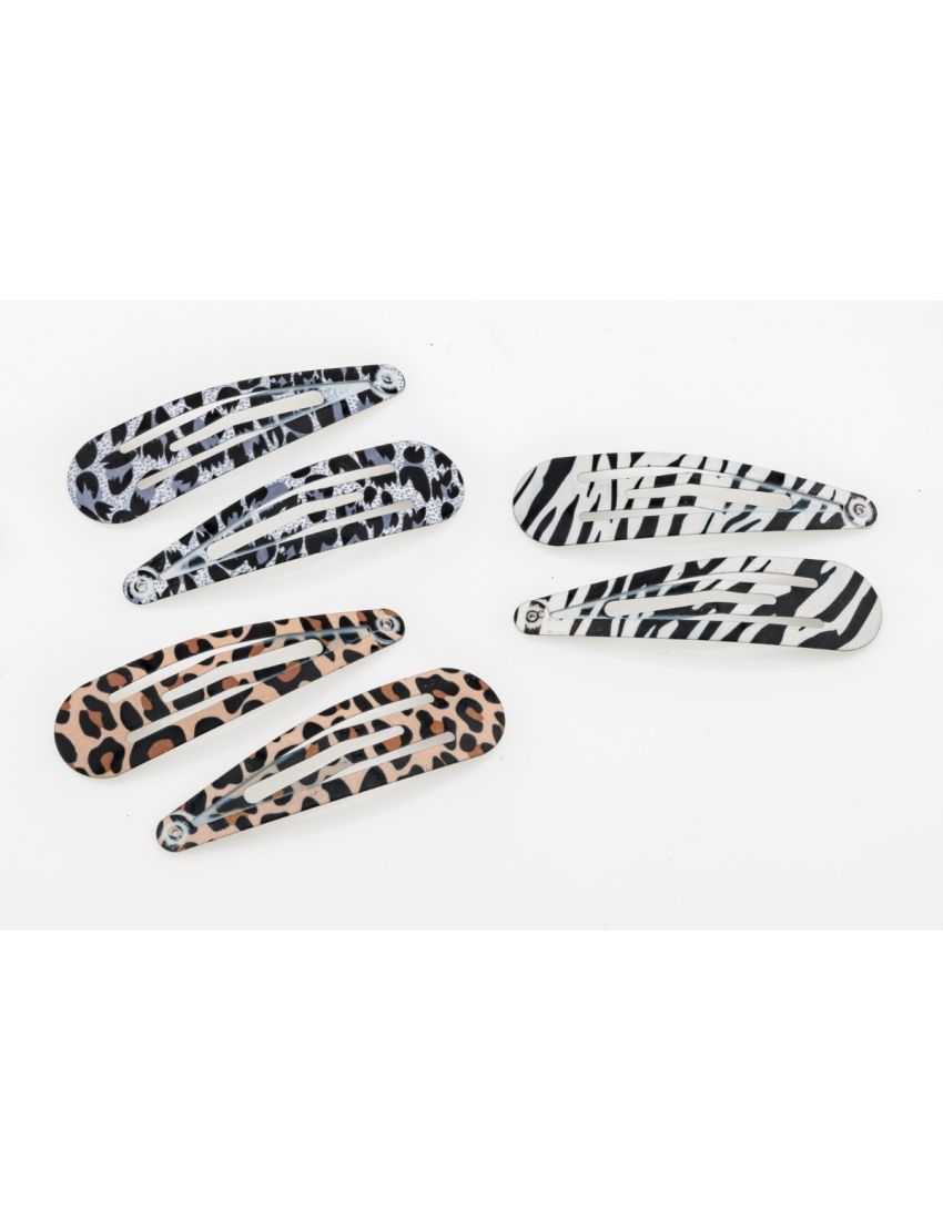 Κλικ κλακ μεταλλικό σε λεοπάρ, τιγρέ και ζεβρέ
