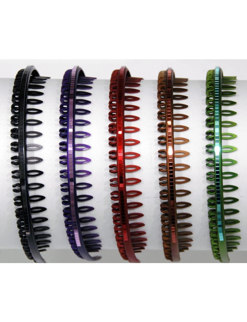 Στέκα πλαστική χτένι σε 5 χρώματα