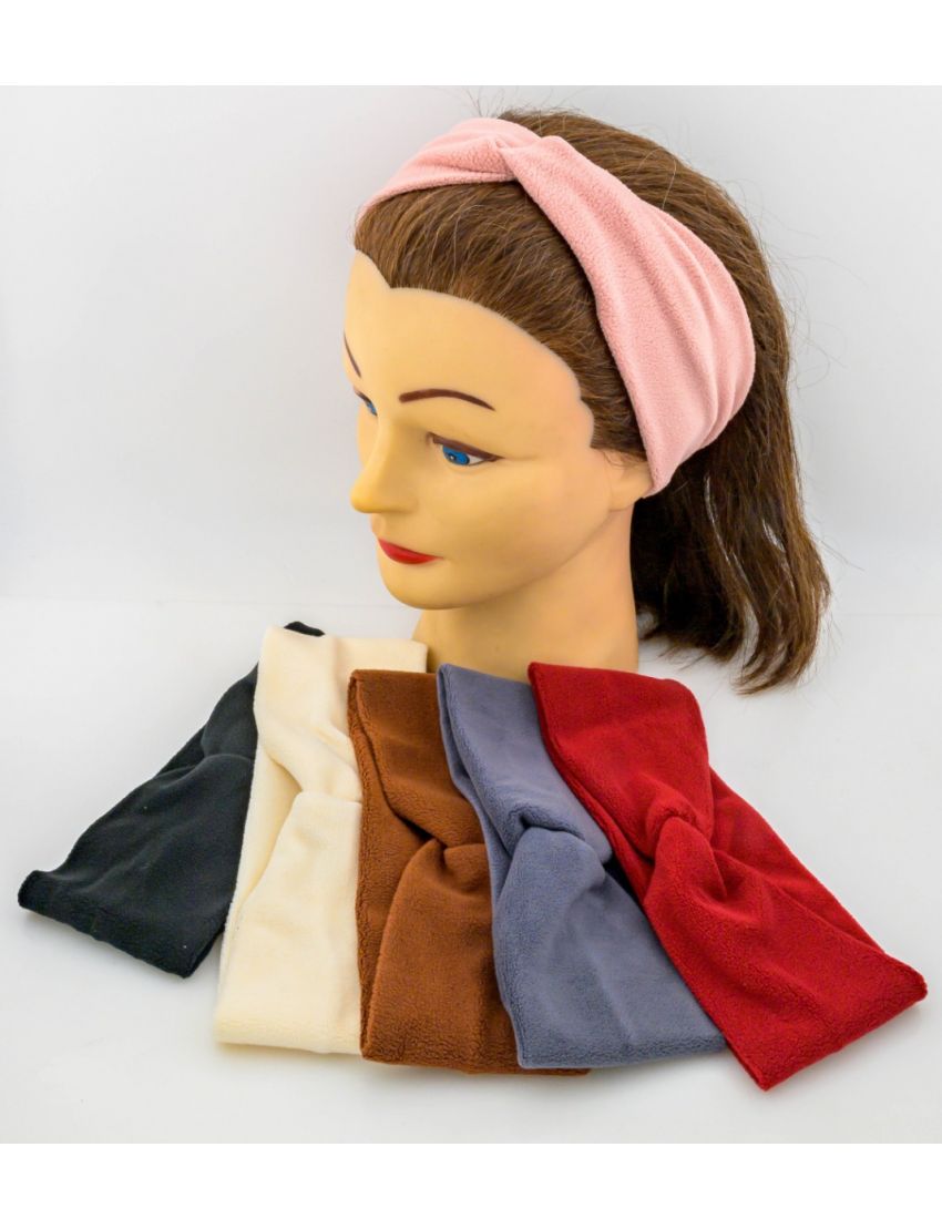 Απαλή Κορδέλα Μαλλιών Fleece με Κόμπο