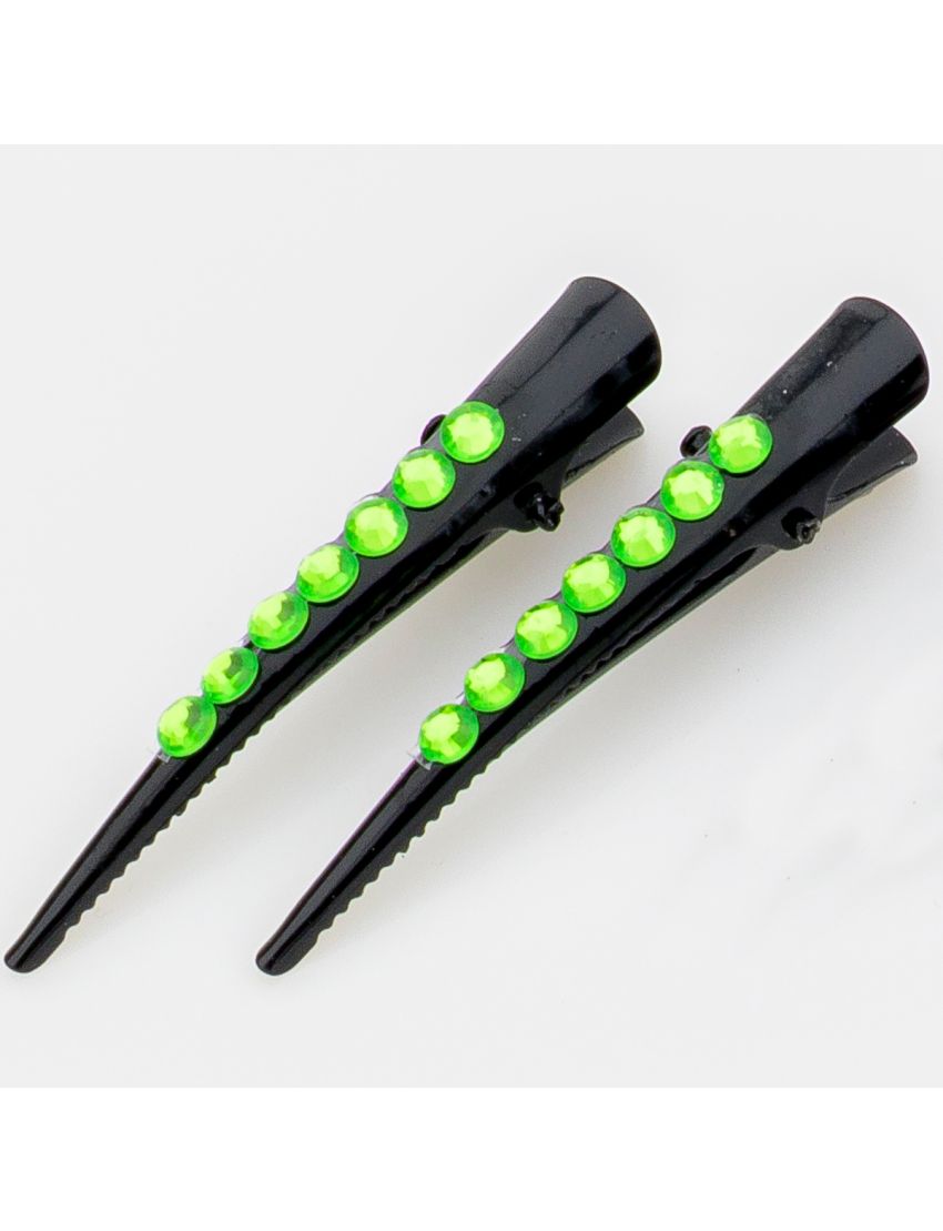 Κλιπ μαύρο με στρας σε διάφορα χρώματα